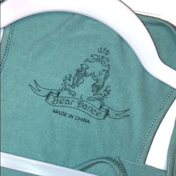 Racerback Graphic Tank BearDance - Picture 3 of 4